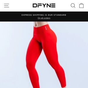 Lava Red Women's Leggings